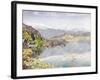 The Lake of Lucerne, Mount Pilatus in the Distance, 1857 (W/C on Paper)-John William Inchbold-Framed Giclee Print