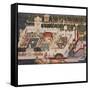 The Lake Palace Udaipur, Twentieth Century-null-Framed Stretched Canvas