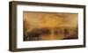 The Lake, Petworth. 1829-J M W Turner-Framed Giclee Print