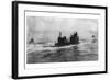 The Lake Submarine-null-Framed Art Print