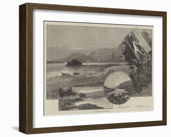 The Lakes of Killarney-Charles Auguste Loye-Framed Giclee Print