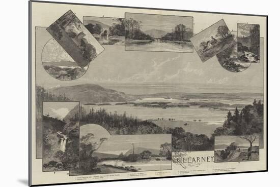 The Lakes of Killarney-Charles Auguste Loye-Mounted Giclee Print