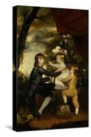 The Lamb Children-Joshua Reynolds-Stretched Canvas