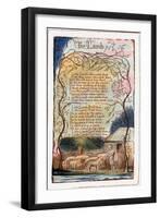 The Lamb, Illustration from 'Songs of Innocence and of Experience', C1770-1820-William Blake-Framed Giclee Print