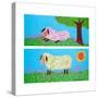 The Lamb - Jack & Jill-Madeline Gauron-Stretched Canvas