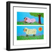 The Lamb - Jack & Jill-Madeline Gauron-Framed Giclee Print