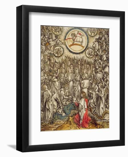 The Lamb of God Appears on Mount Sion, 1498-Albrecht Dürer-Framed Premium Giclee Print