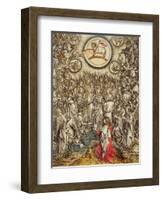 The Lamb of God Appears on Mount Sion, 1498-Albrecht Dürer-Framed Giclee Print