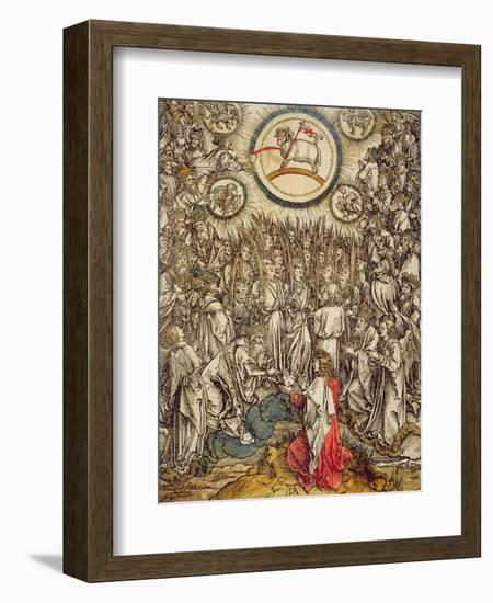 The Lamb of God Appears on Mount Sion, 1498-Albrecht Dürer-Framed Giclee Print