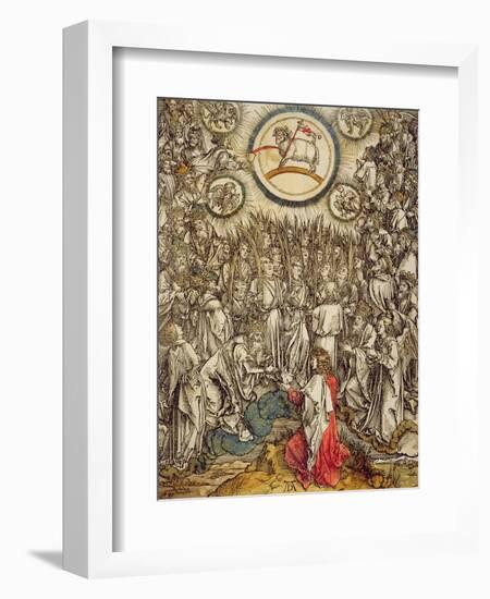 The Lamb of God Appears on Mount Sion, 1498-Albrecht Dürer-Framed Giclee Print