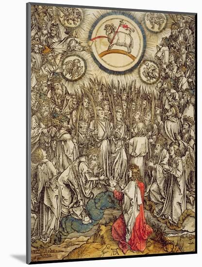 The Lamb of God Appears on Mount Sion, 1498-Albrecht Dürer-Mounted Giclee Print