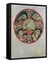 The Lamb of God Surrounded by the Symbols of the Evangelists-null-Framed Stretched Canvas