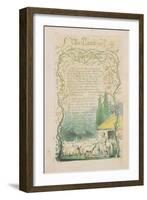 'The Lamb,' Plate 17 from 'Songs of Innocence,' 1789-William Blake-Framed Giclee Print