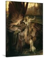 The Lament for Icarus-Herbert Draper-Stretched Canvas