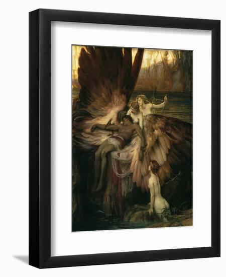 The Lament for Icarus-Herbert Draper-Framed Giclee Print