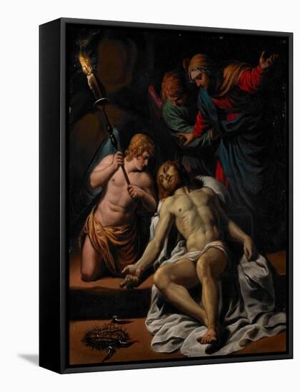 The Lamentation, C.1617-Alessandro Turchi-Framed Stretched Canvas