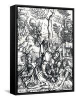 The Lamentation for Christ, 1498-Albrecht Dürer-Framed Stretched Canvas