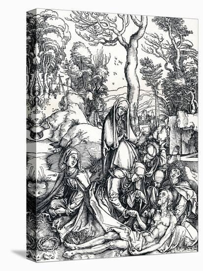 The Lamentation for Christ, 1498-Albrecht Dürer-Stretched Canvas