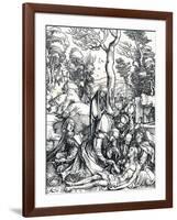 The Lamentation for Christ, 1498-Albrecht Dürer-Framed Giclee Print