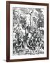 The Lamentation for Christ, 1498-Albrecht Dürer-Framed Giclee Print