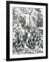 The Lamentation for Christ, 1498-Albrecht Dürer-Framed Giclee Print