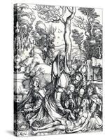 The Lamentation for Christ, 1498-Albrecht Dürer-Stretched Canvas