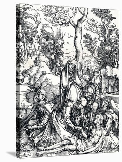 The Lamentation for Christ, 1498-Albrecht Dürer-Stretched Canvas