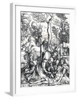 The Lamentation for Christ, 1498-Albrecht Dürer-Framed Giclee Print