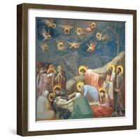 The Lamentation of Christ, circa 1305-Giotto di Bondone-Framed Giclee Print