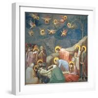 The Lamentation of Christ, circa 1305-Giotto di Bondone-Framed Giclee Print