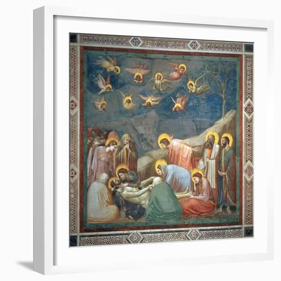 The Lamentation of Christ, circa 1305-Giotto di Bondone-Framed Giclee Print