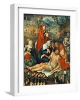 The Lamentation of Christ (Holzschuherische Beweinung)-Albrecht Dürer-Framed Giclee Print