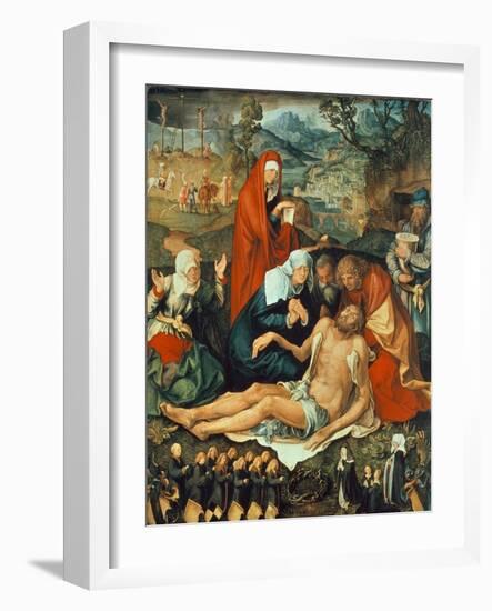 The Lamentation of Christ (Holzschuherische Beweinung)-Albrecht Dürer-Framed Giclee Print