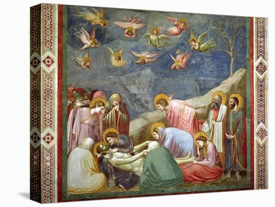 The Lamentation of the Dead Christ, circa 1305-Giotto di Bondone-Stretched Canvas