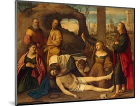 The Lamentation over Christ, 1527-Marco Basaiti-Mounted Giclee Print
