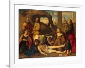 The Lamentation over Christ, 1527-Marco Basaiti-Framed Giclee Print