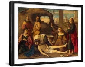 The Lamentation over Christ, 1527-Marco Basaiti-Framed Giclee Print