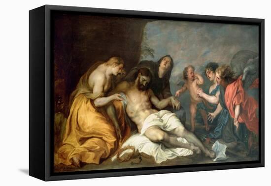 The Lamentation over Christ, Ca 1637-1640-Sir Anthony Van Dyck-Framed Stretched Canvas