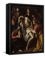 The Lamentation over Christ, Late 16th or Early 17th Century-Leandro Bassano-Framed Stretched Canvas