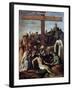 The Lamentation over Christ with a Carmelite Monk, C1510-Giovanni Battista Cima Da Conegliano-Framed Giclee Print