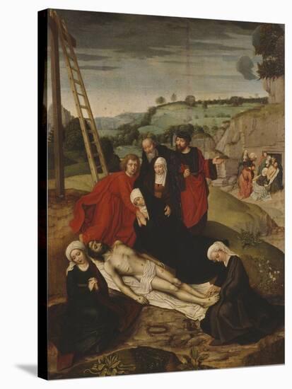 The Lamentation over Christ-Adriaen Isenbrant-Stretched Canvas