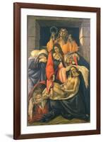 The Lamentation over the Dead Christ, 1495-1500-Sandro Botticelli-Framed Giclee Print