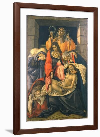 The Lamentation over the Dead Christ, 1495-1500-Sandro Botticelli-Framed Giclee Print