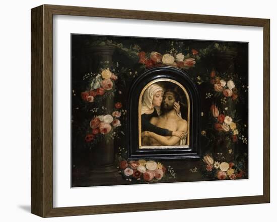 The Lamentation over the Dead Christ, Late 15th or Early 16th Century-Gerard David-Framed Giclee Print