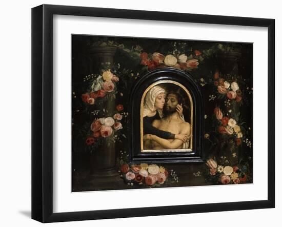 The Lamentation over the Dead Christ, Late 15th or Early 16th Century-Gerard David-Framed Giclee Print