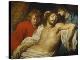 The Lamentation over the Dead Christ with the Virgin and St. John, about 1613-Peter Paul Rubens-Stretched Canvas