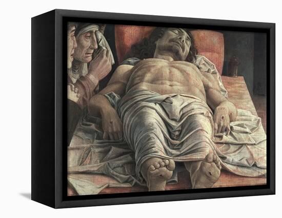 The Lamentation over the Dead Christ-Andrea Mantegna-Framed Stretched Canvas