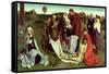 The Lamentation Over the Dead Christ-Petrus Christus-Framed Stretched Canvas