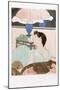 The Lamp, 1890-91-Mary Cassatt-Mounted Giclee Print