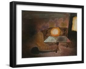 The Lamp on the Terrace; Die Lampe Auf Dem Balcon-Paul Klee-Framed Giclee Print